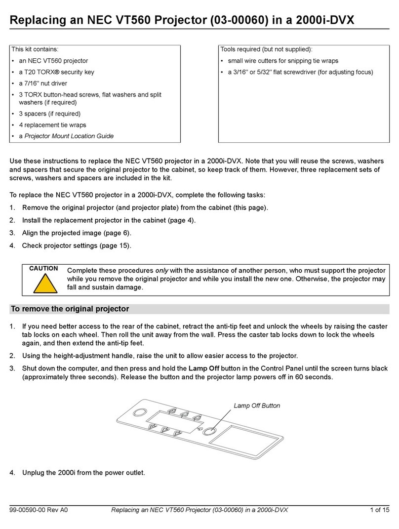 NEC VT560 Guide