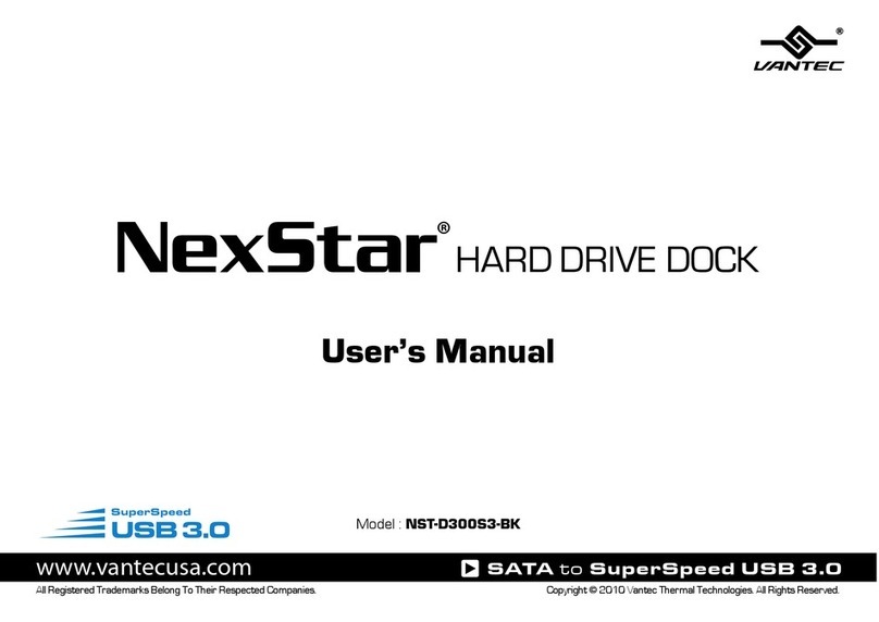 Vantec Vantec NST-D300S3-BK user manual