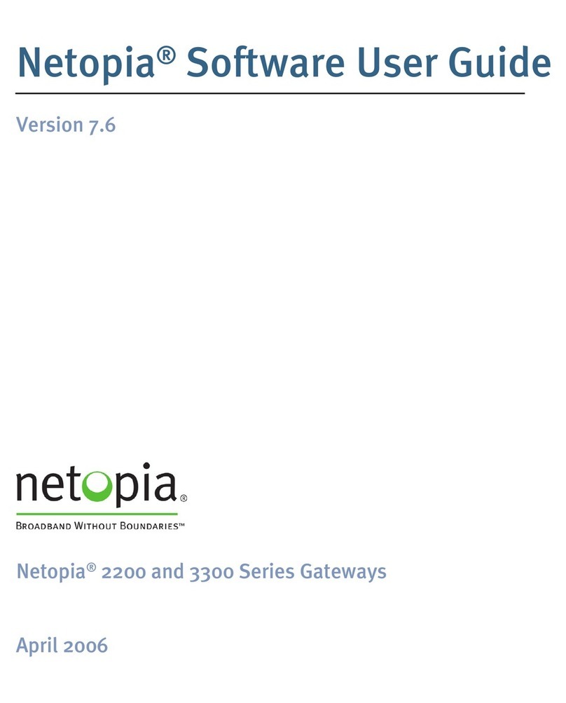 Netopia 2200 series Software user's guide Netopia 2200 series Software user's guide