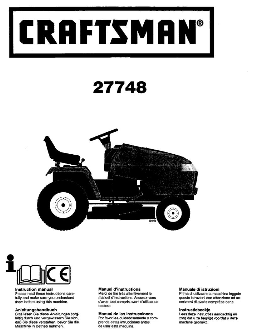Craftsman 27748 User manual