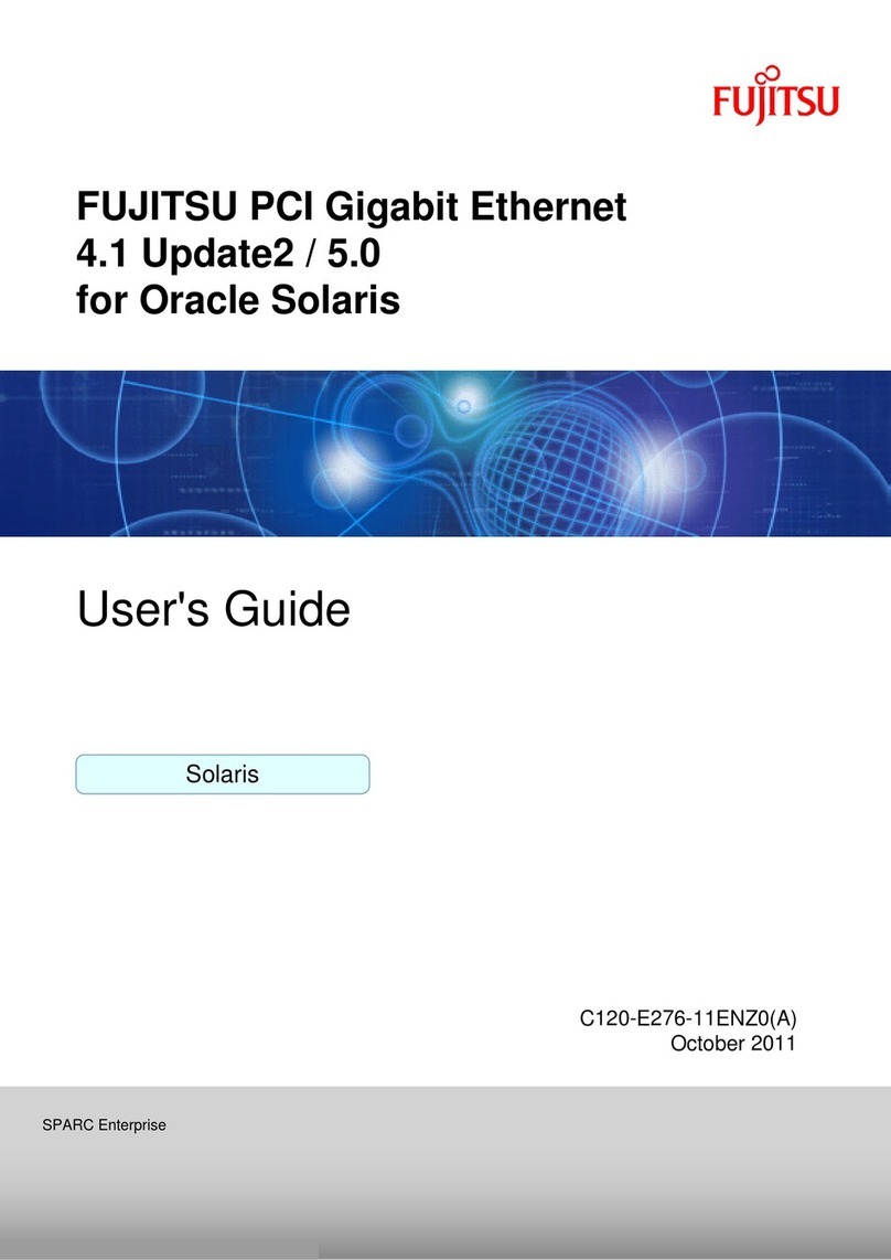Fujitsu PCI Gigabit Ethernet user guide