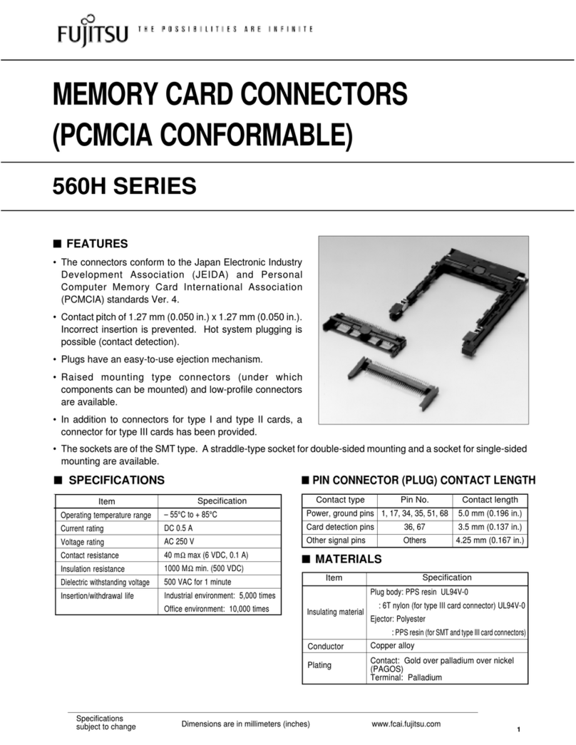 Fujitsu 560H SERIES User manual