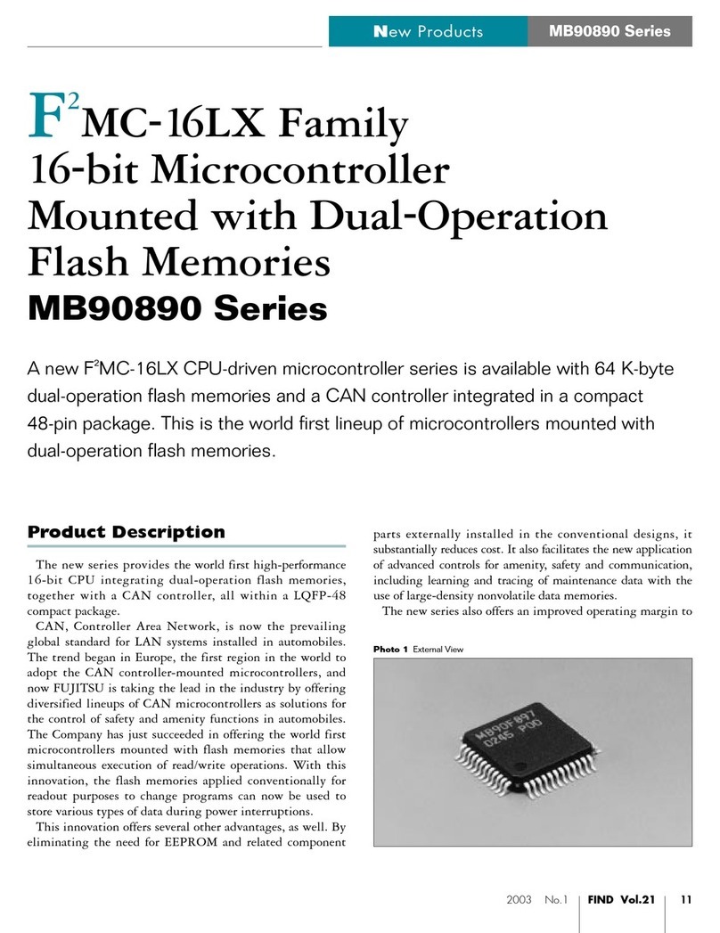 Fujitsu MB90890 Series User manual