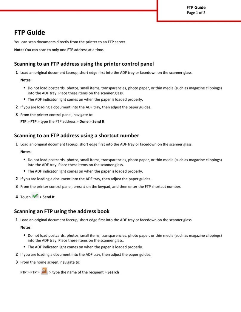 Lexmark MX810 Series User manual