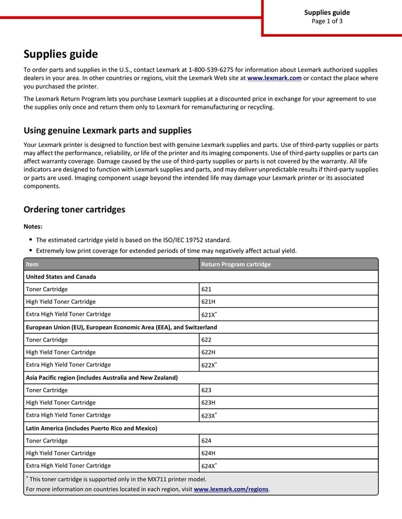Lexmark MX710 Series User manual