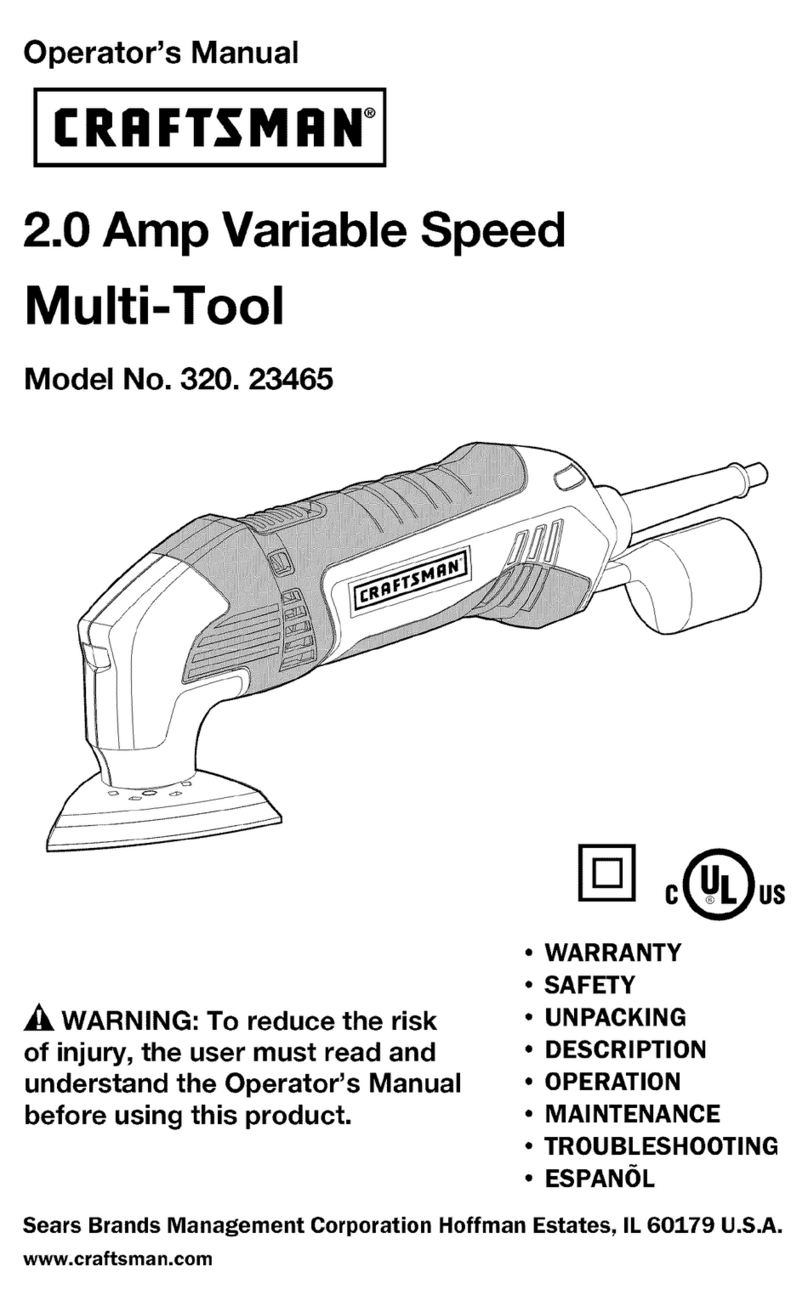 Craftsman 320.23465 User manual