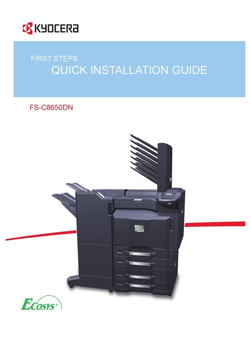 Kyocera ECOSYS FS-C8650DN User manual