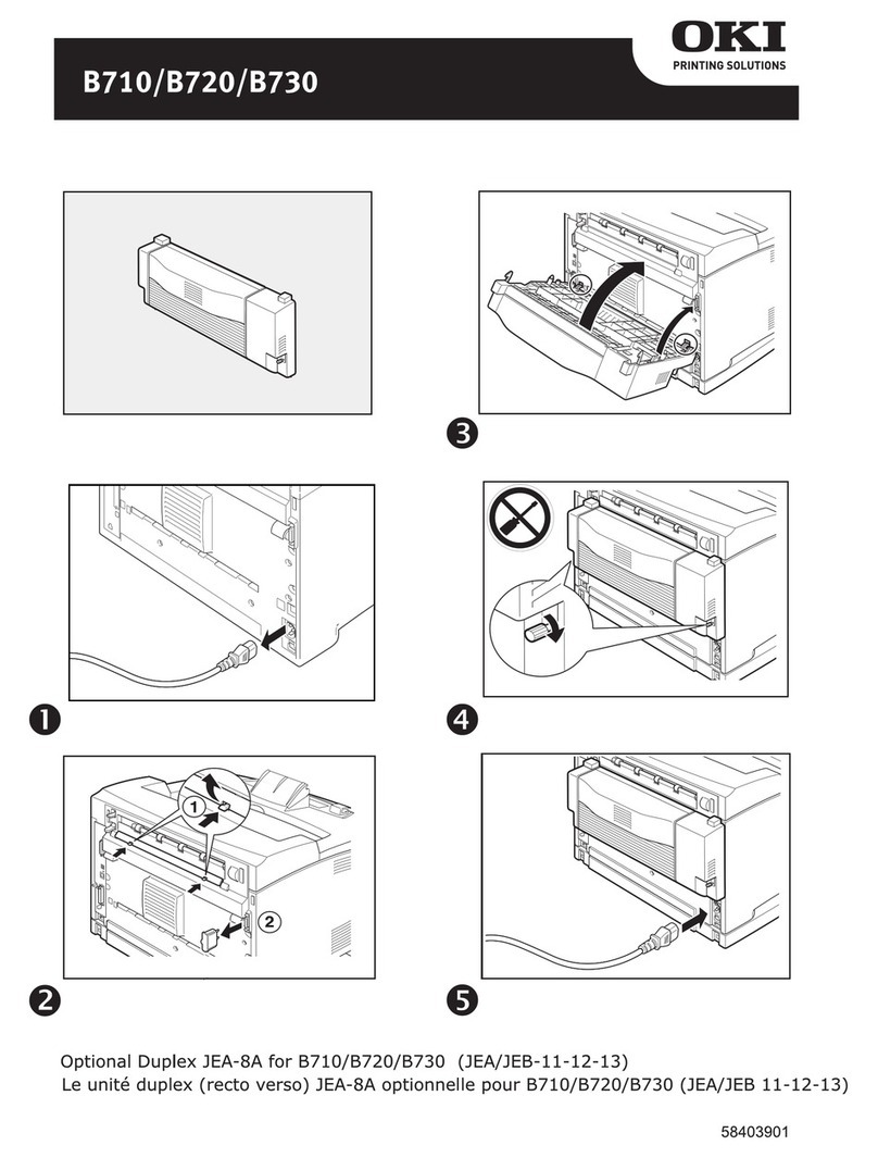 Oki B710n User manual