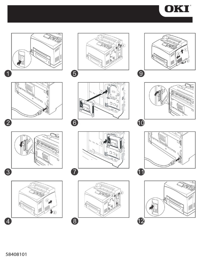 Oki B710dn Assembly instructions Oki B710dn Assembly instructions
