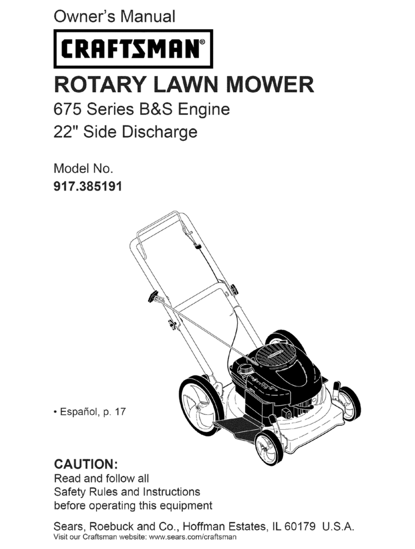 Craftsman 917.385191 User manual