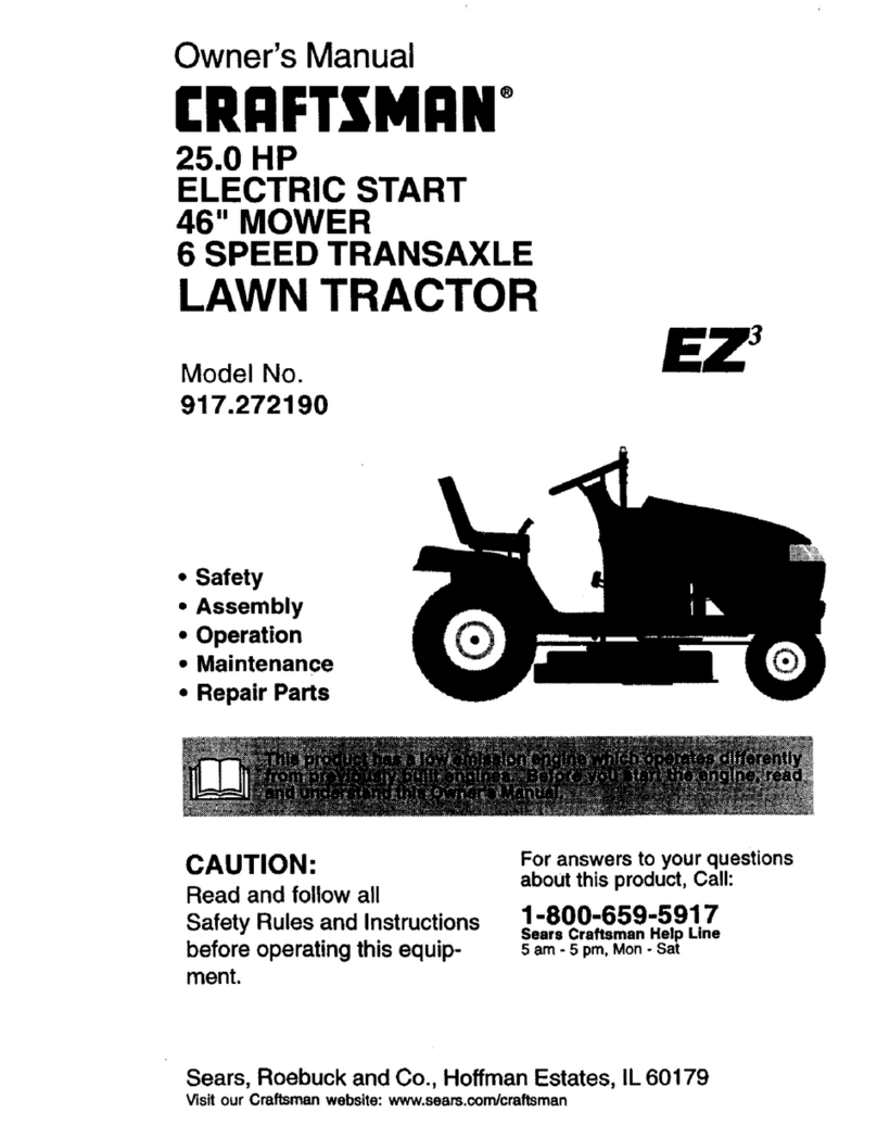 Craftsman EZ3 917.272190 User manual