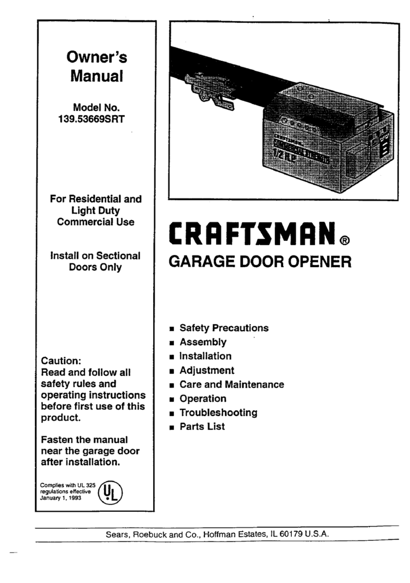 Craftsman 139.53669SRT owner's manual