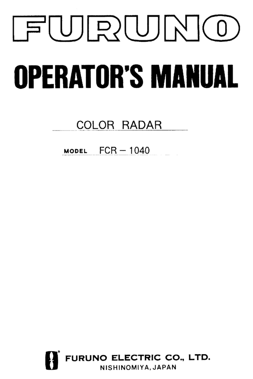 Furuno FCR-1040 Operators User manual