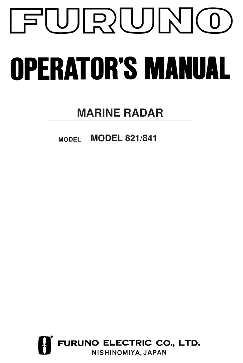 Furuno 821 Operators User manual Furuno 821 Operators User manual