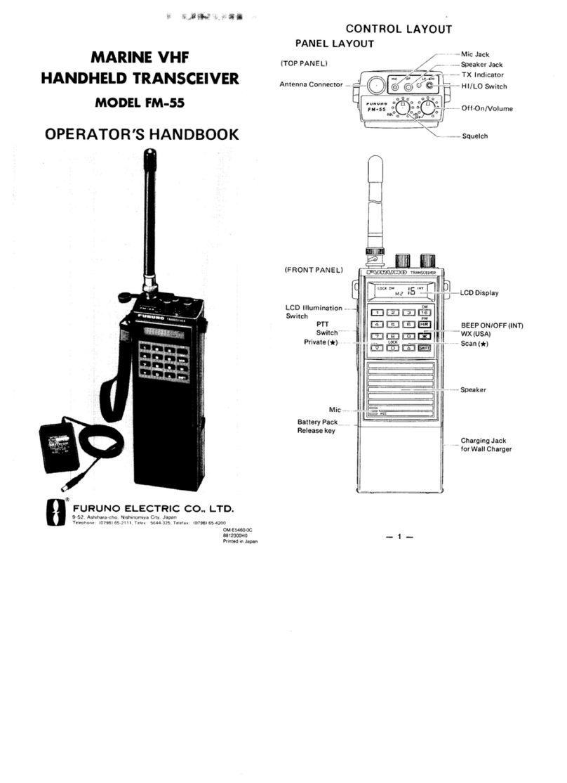 Furuno FM-55 Service manual