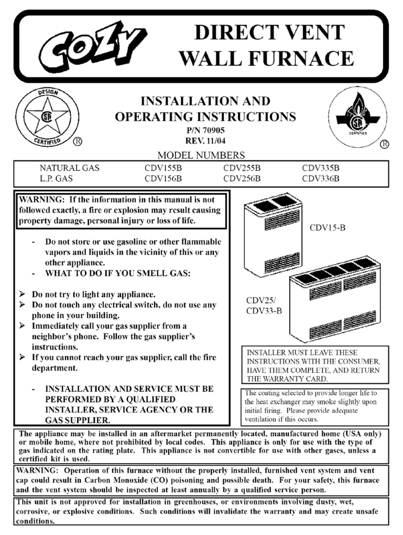 COZY CDV155B and User manual