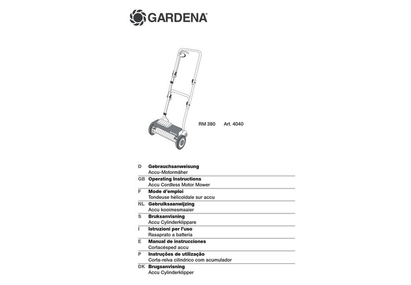 Gardena RM 380 4040 Bedienungsanleitung