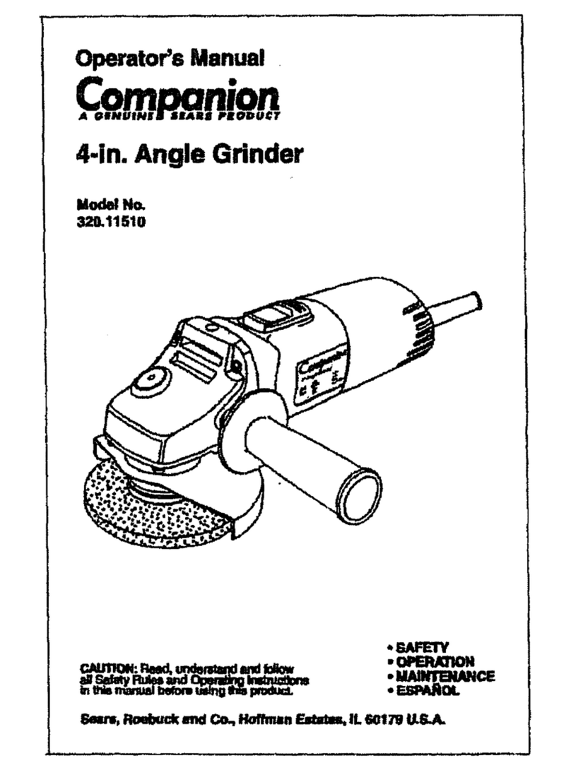COMPANION 320.11510 Operator's manual