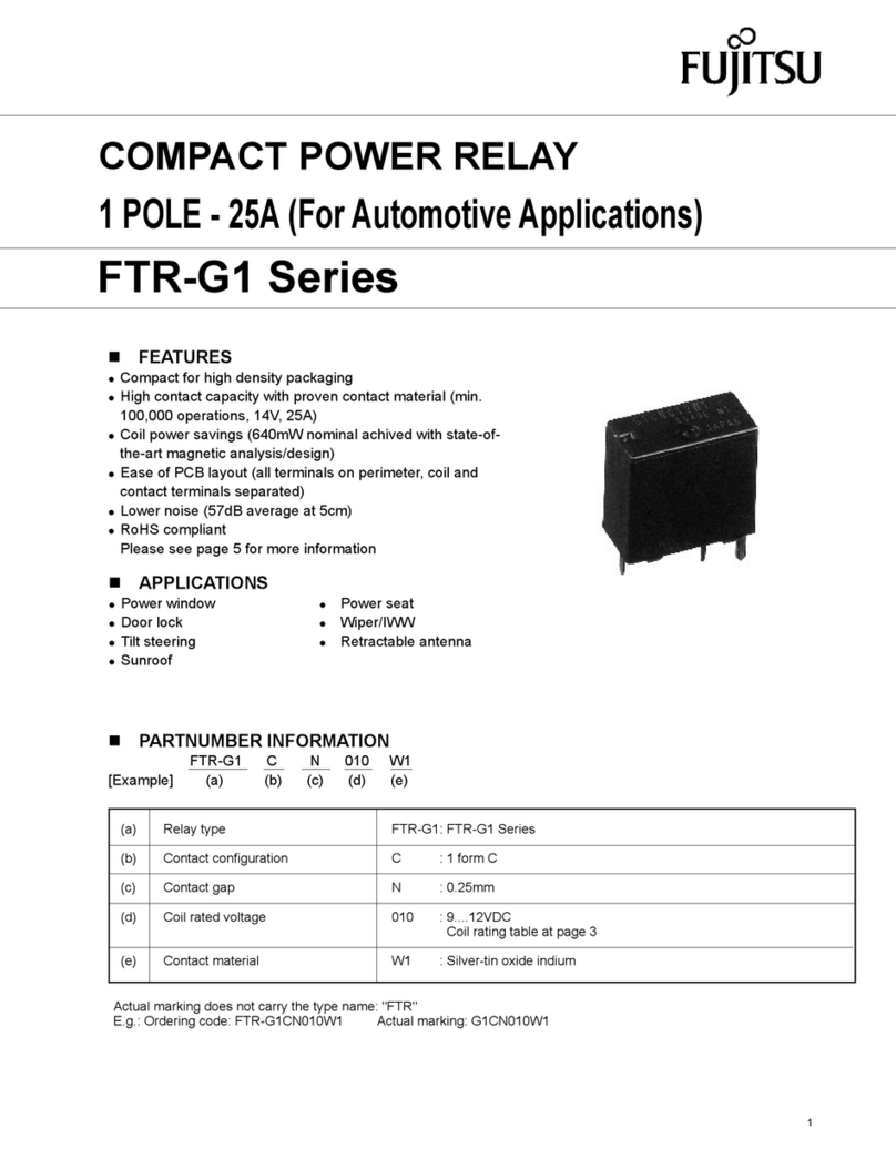 Fujitsu FTR-G1 Series User guide