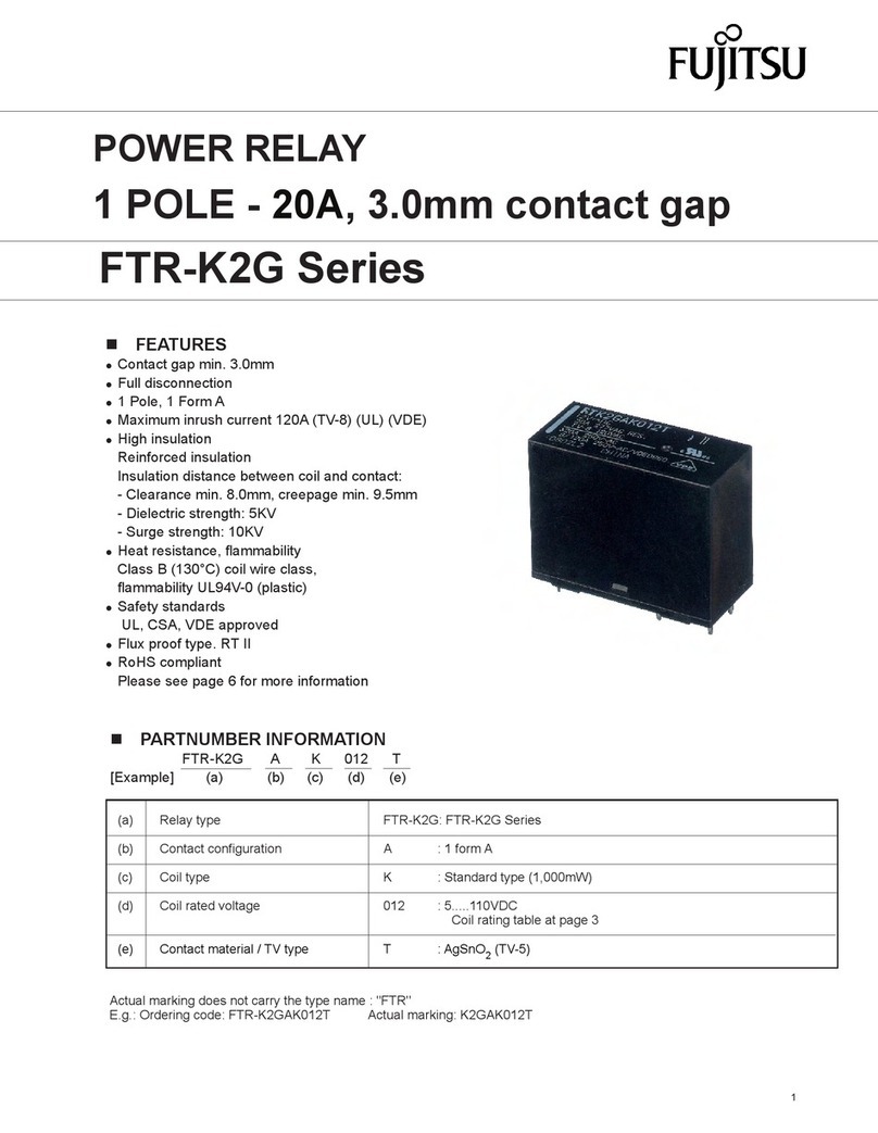 Fujitsu FTR-K2G Series User manual