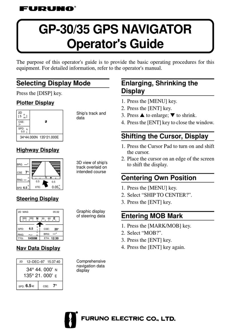 Furuno GP-30 Operators Manual Furuno GP-30 Operators Manual
