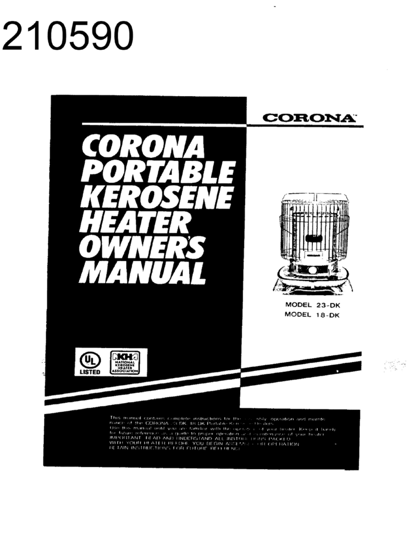CORONA 18-DK instruction manual