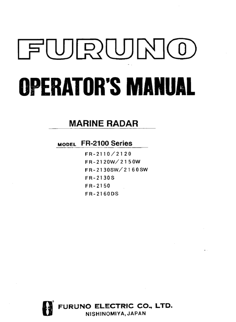 Furuno FR-2110 Operators User manual