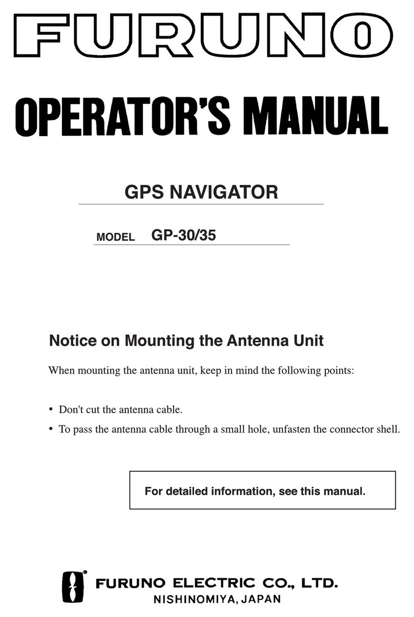 Furuno GP-30 Operators User manual
