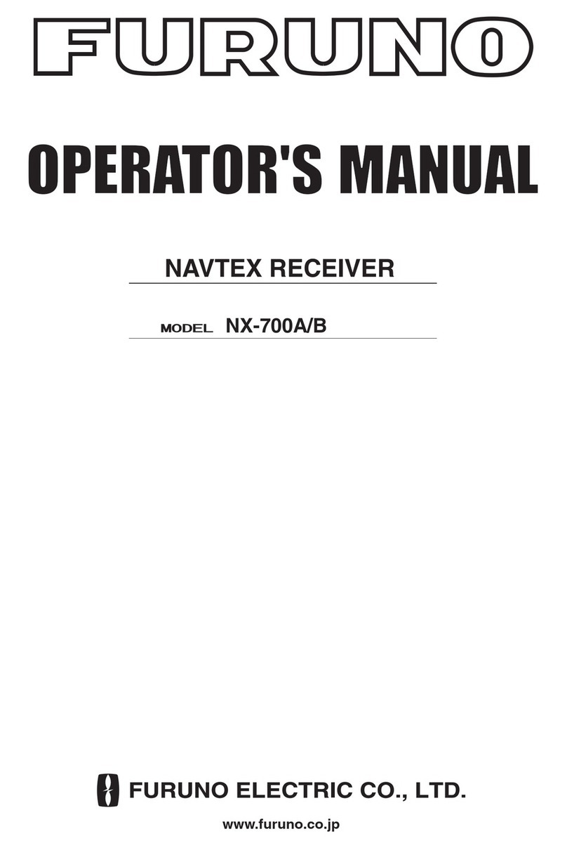 Furuno NX-700A/B Operators User manual Furuno NX-700A/B Operators User manual