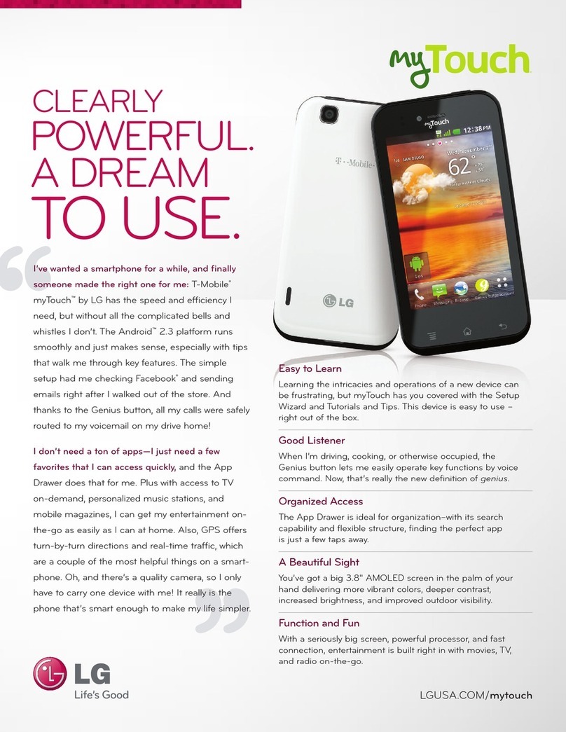 LG E739 User manual