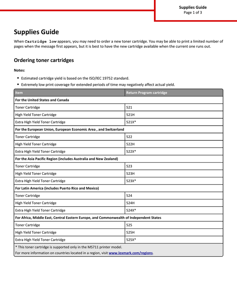 Lexmark MS710 Series User manual