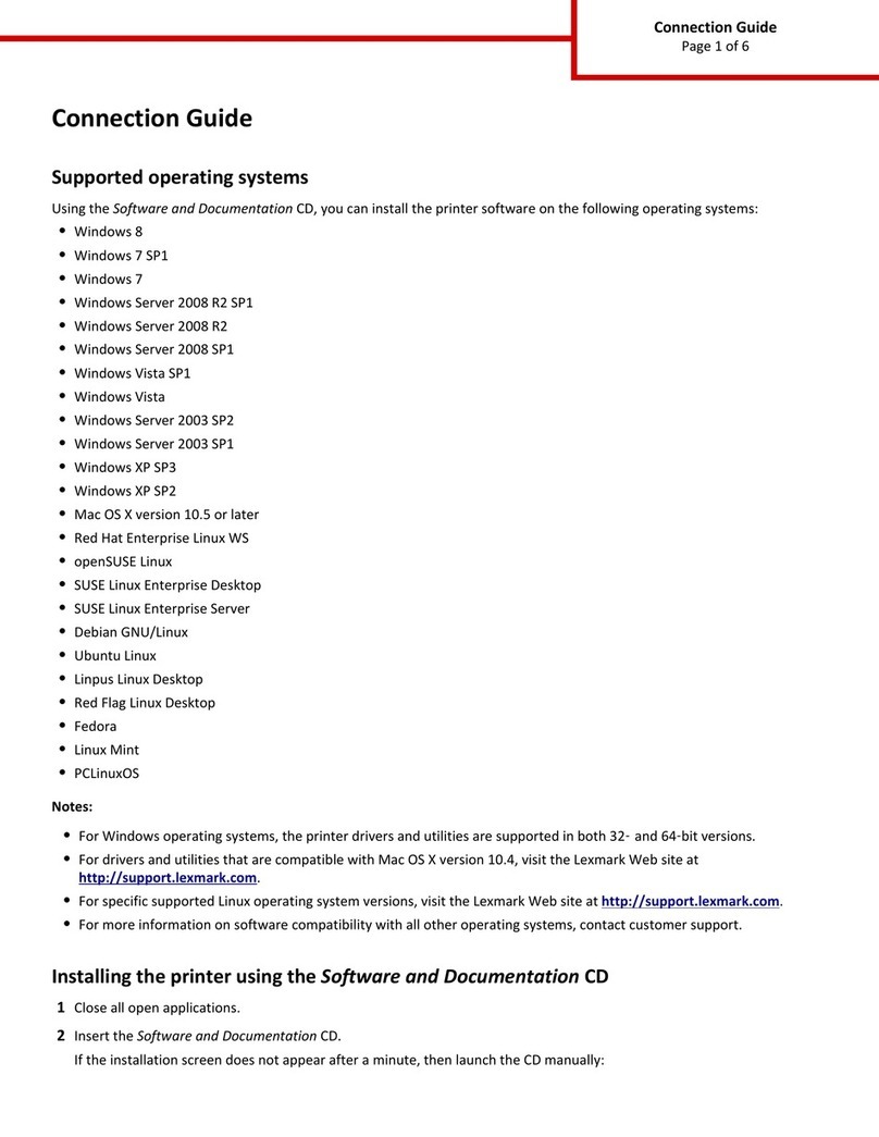 Lexmark MS710 Series Instruction Manual