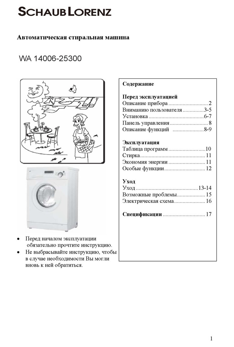 Schaub Lorenz WA14006-25300 user manual
