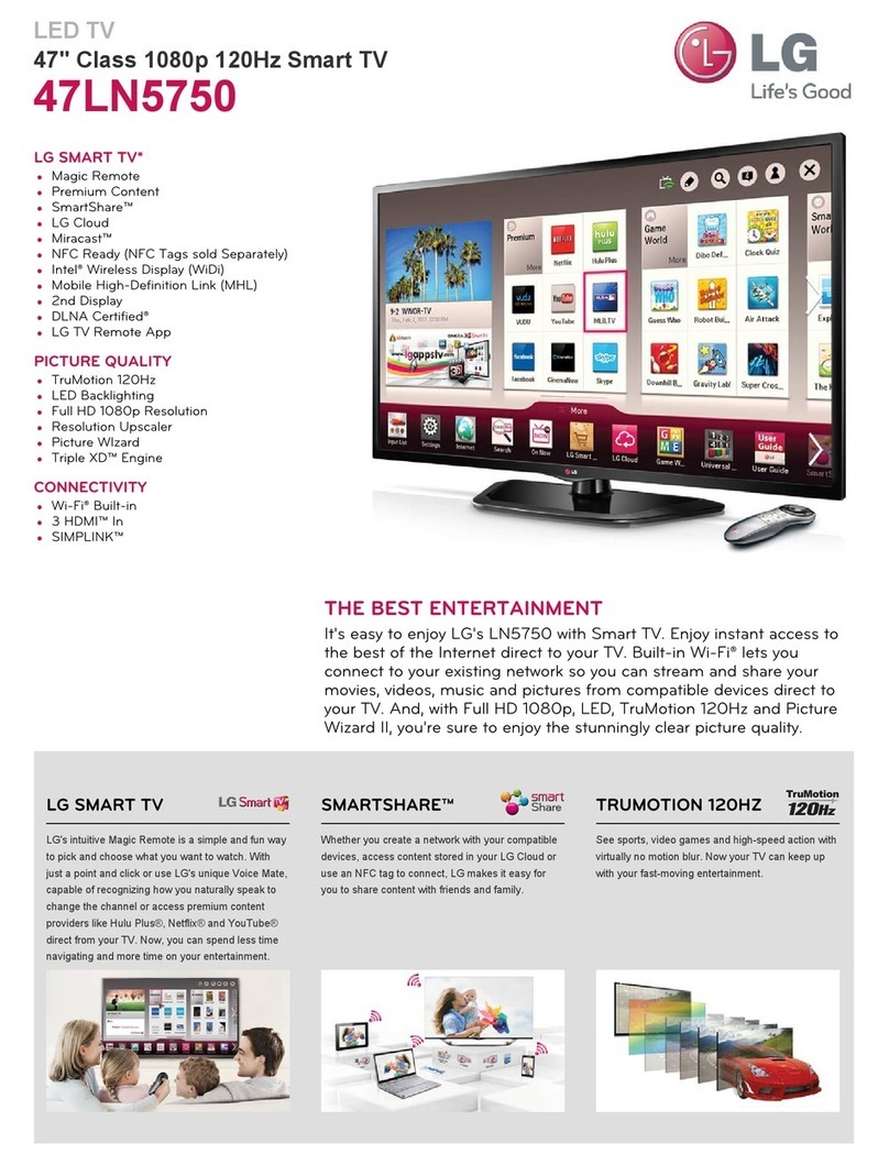LG 47LN5750 User manual