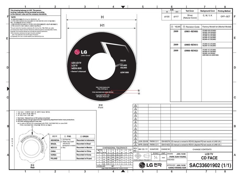 LG 55LHX -  - 54.6" LCD TV owner's manual