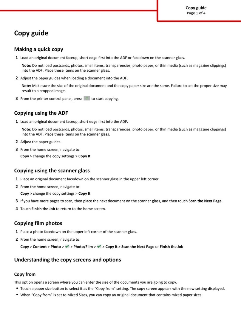 Lexmark Multifunction Laser User manual