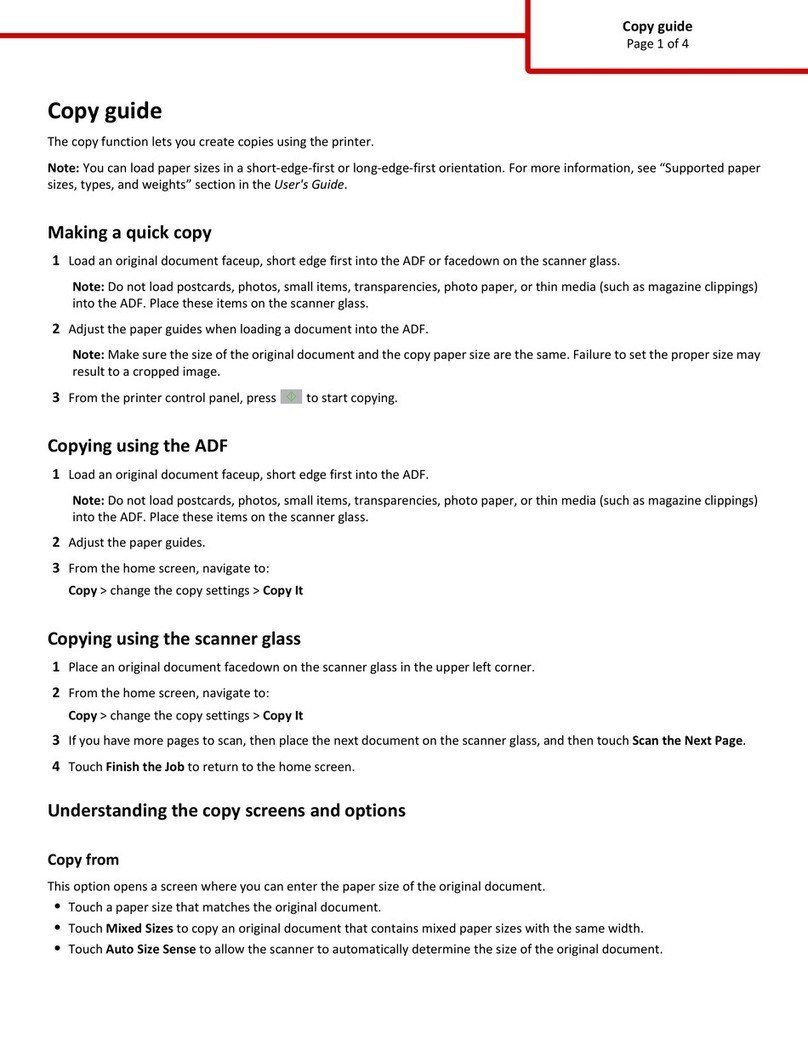 Lexmark Multifunction Laser User manual