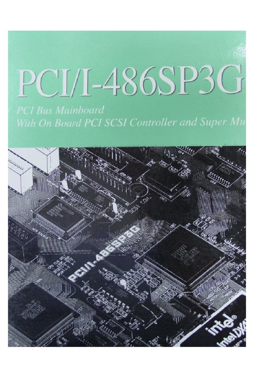 Asus PCI I-486SP3G User manual