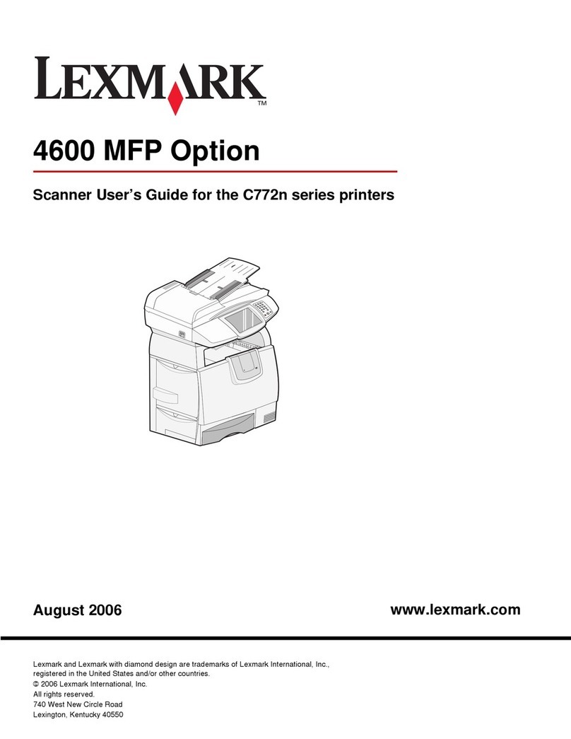 Lexmark Multifunction Laser User manual