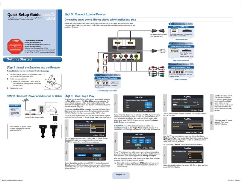 Samsung LN46D503F6F User manual