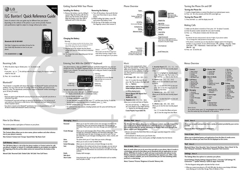 LG Banter Touch MN510 User manual