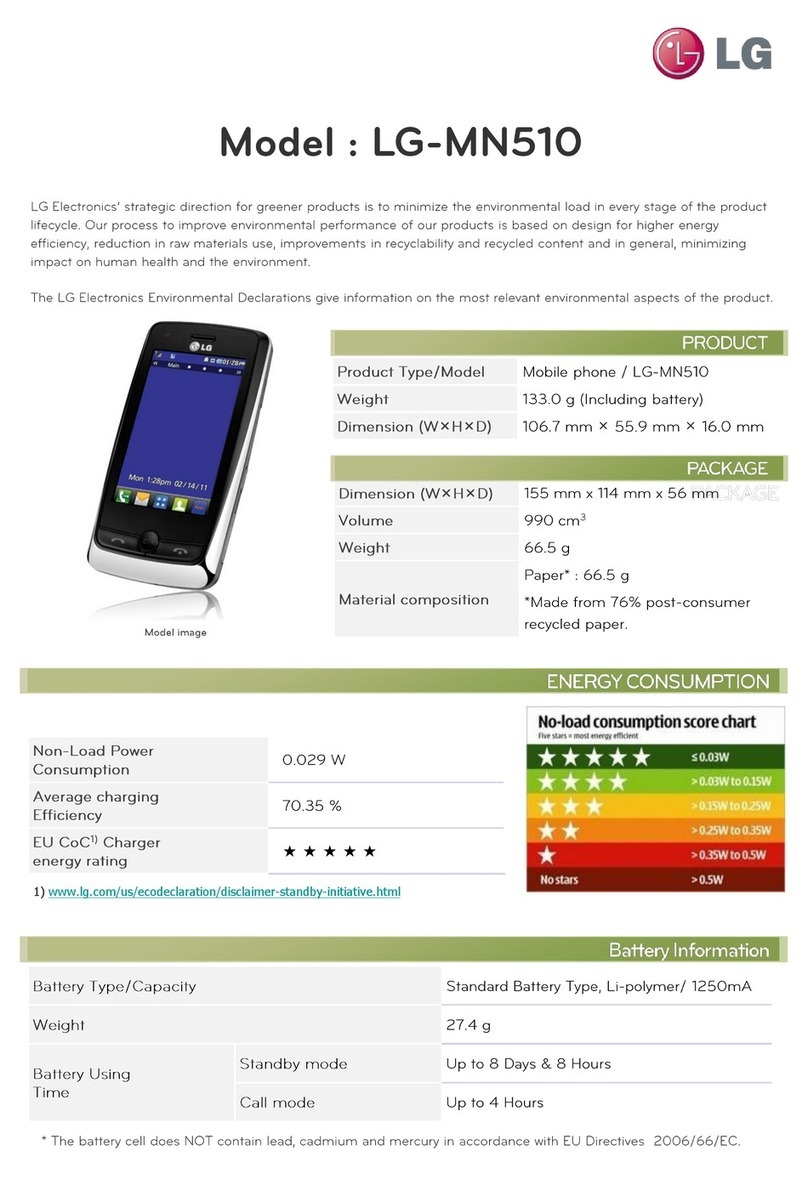 LG Banter Touch MN510 User manual