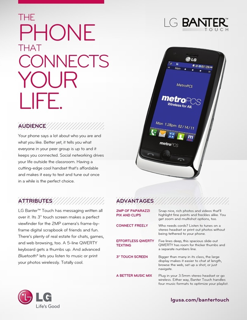 LG Banter Touch MN510 User manual