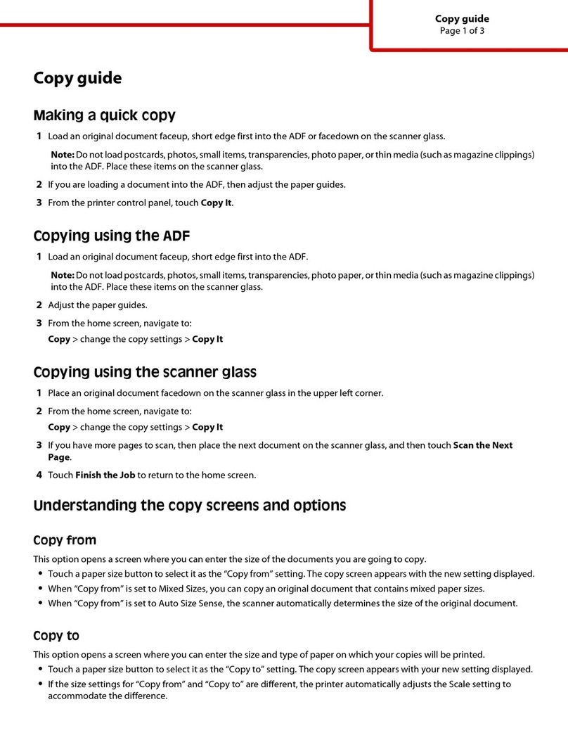 Lexmark Multifunction Laser User manual