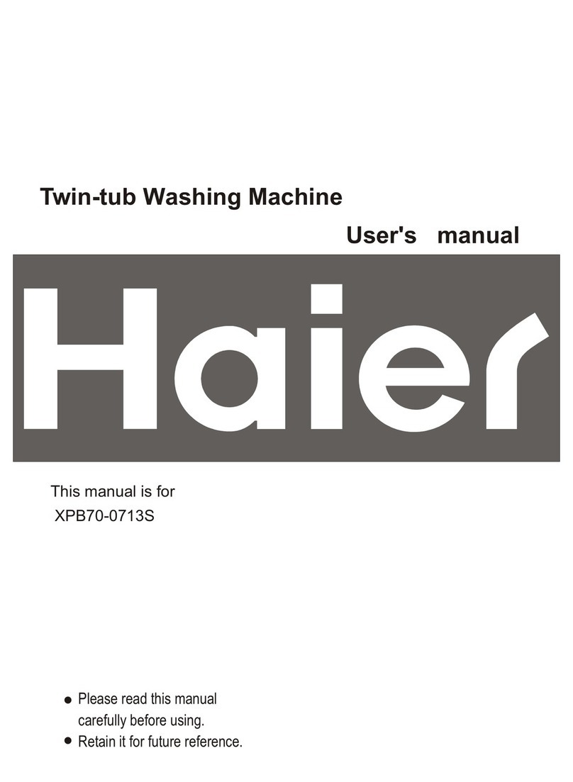 Haier XPB70-0713S User manual