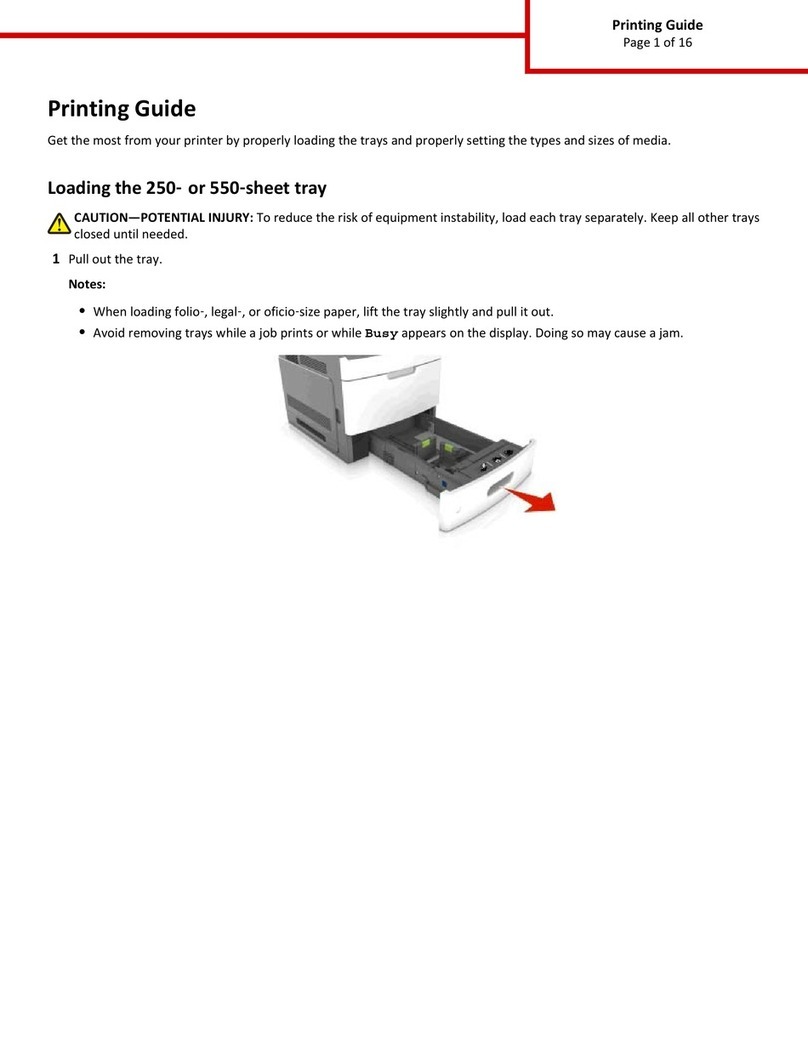 Lexmark MS810 Series Configuration guide