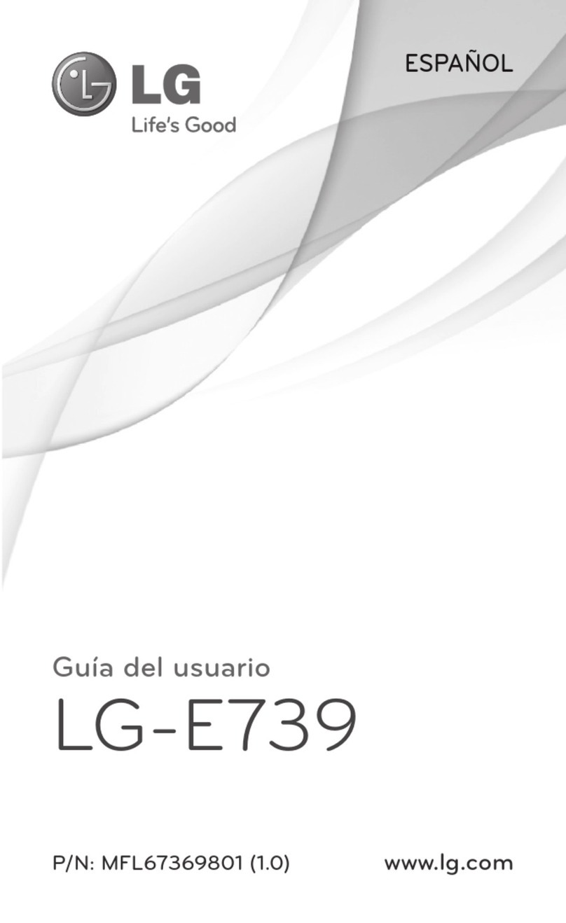 LG E739 Quick start guide