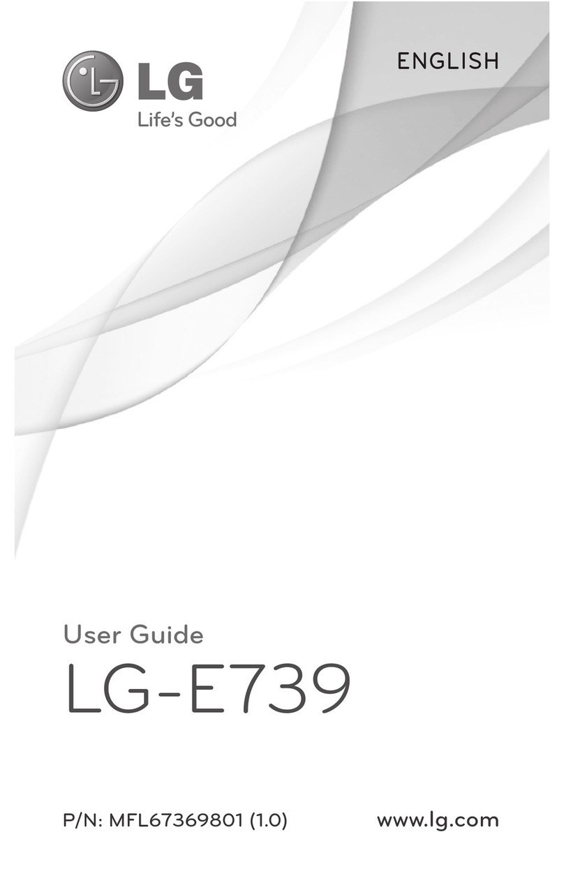 LG E739 User manual