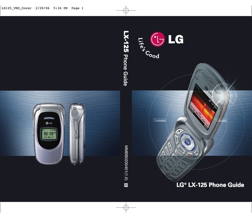 LG LX-125 User manual