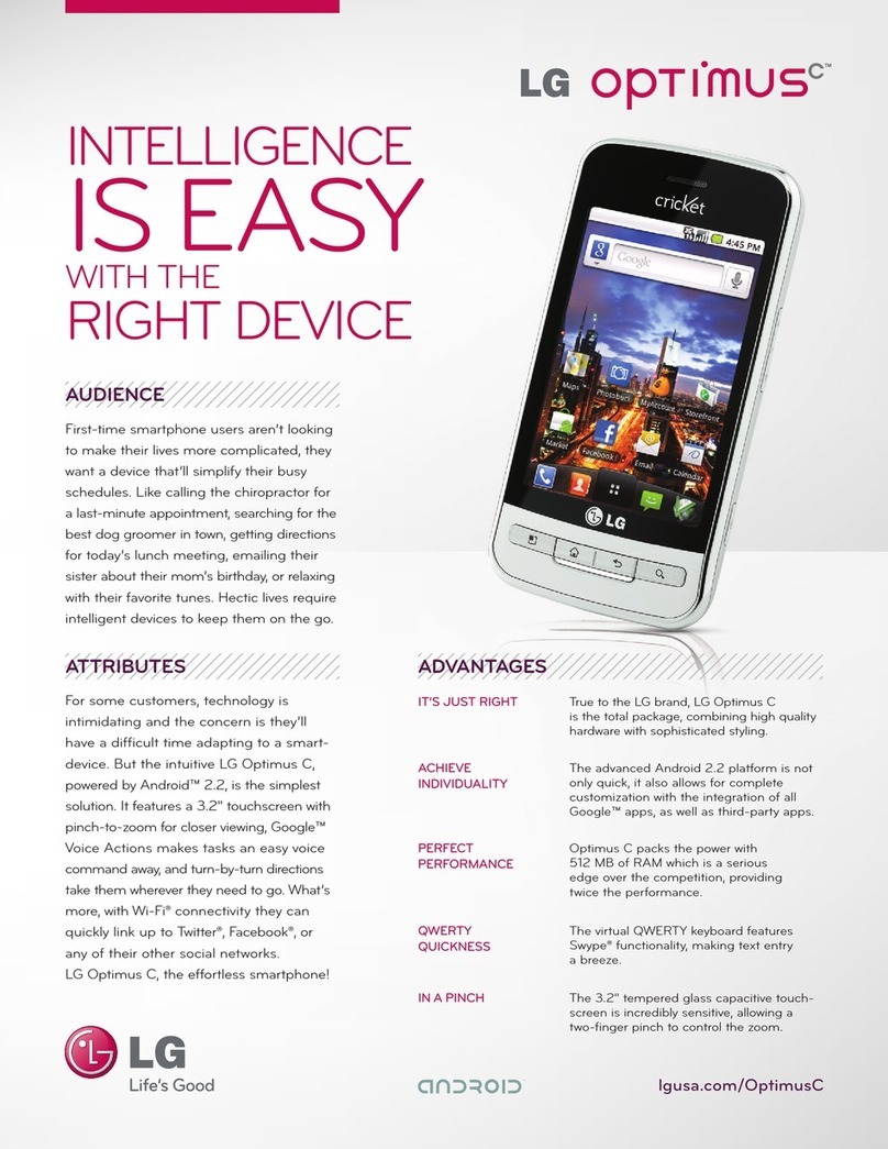 LG LW690 User manual